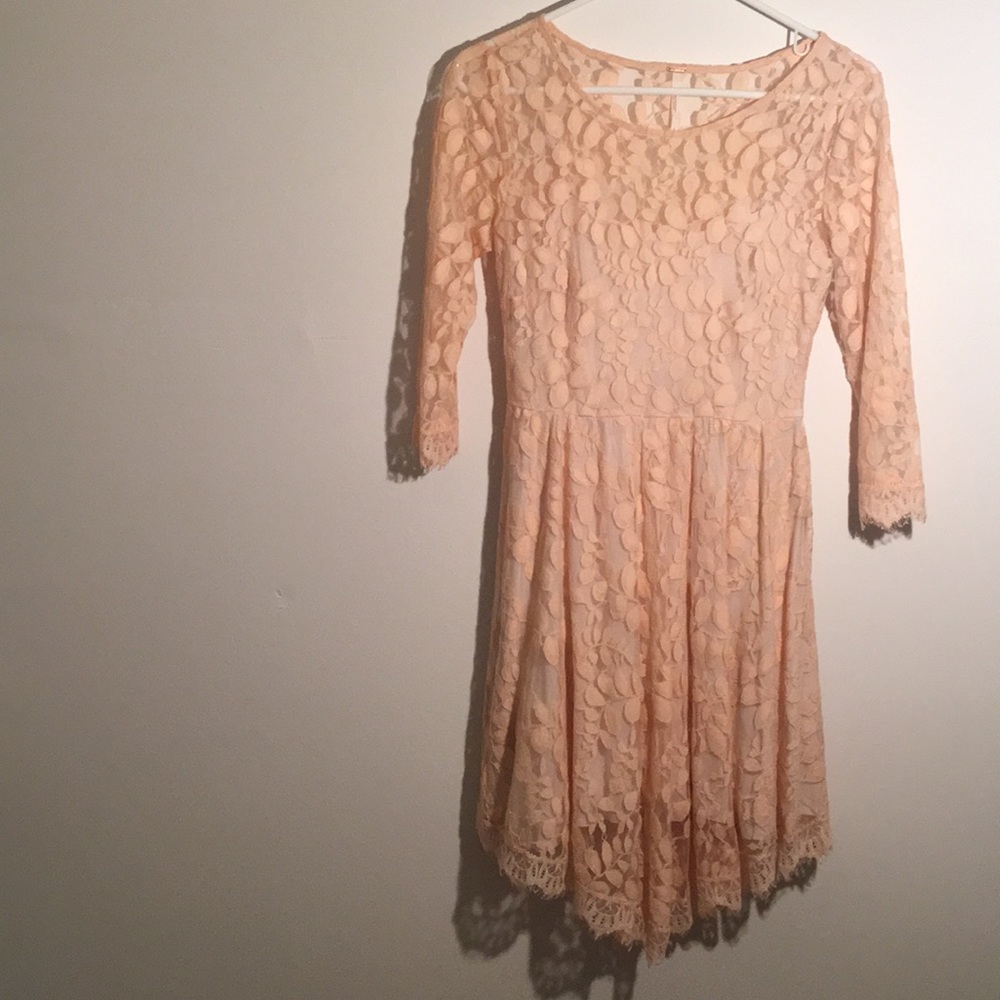 Free People peach dress